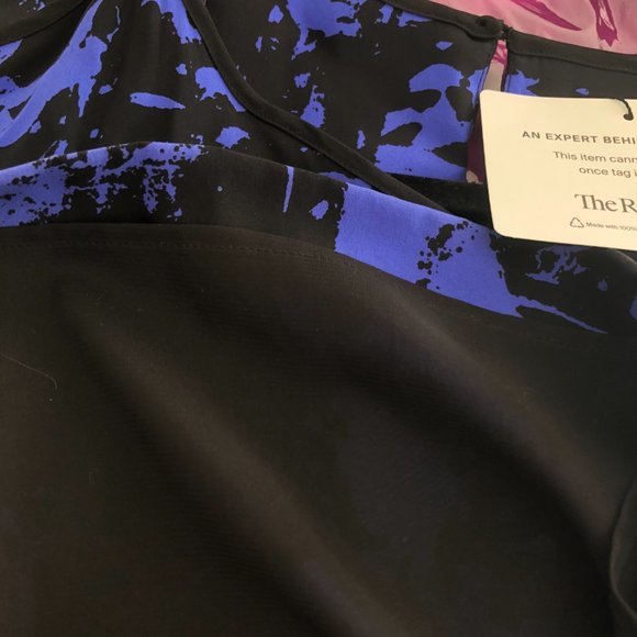 Nicole Miller Blue/Black Dress - Size S - Picture 14 of 16